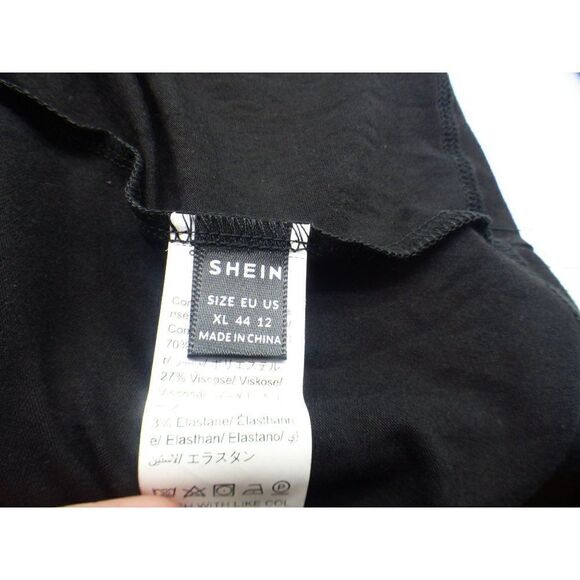 Shein Women’s Mesh-inlay “feel your body” Graphic Tank, Black, XL - Picture 6 of 7